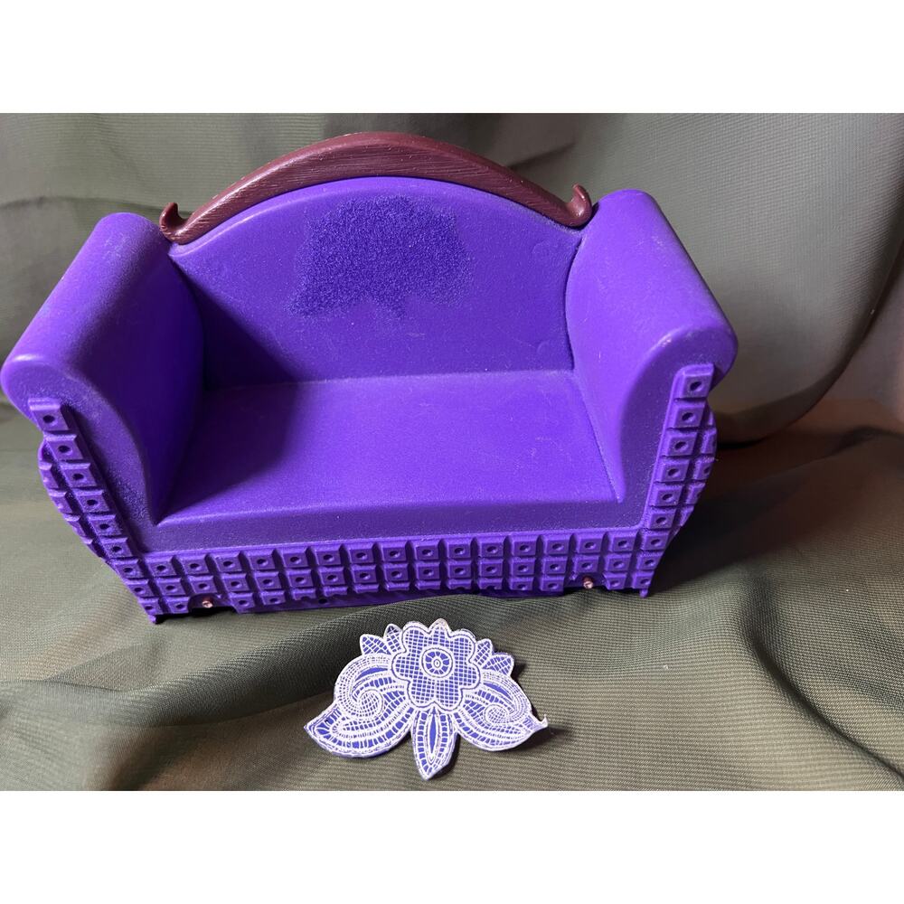 Vintage. Ideal 1976 Jody Purple Couch Replacement Victorian As-Is